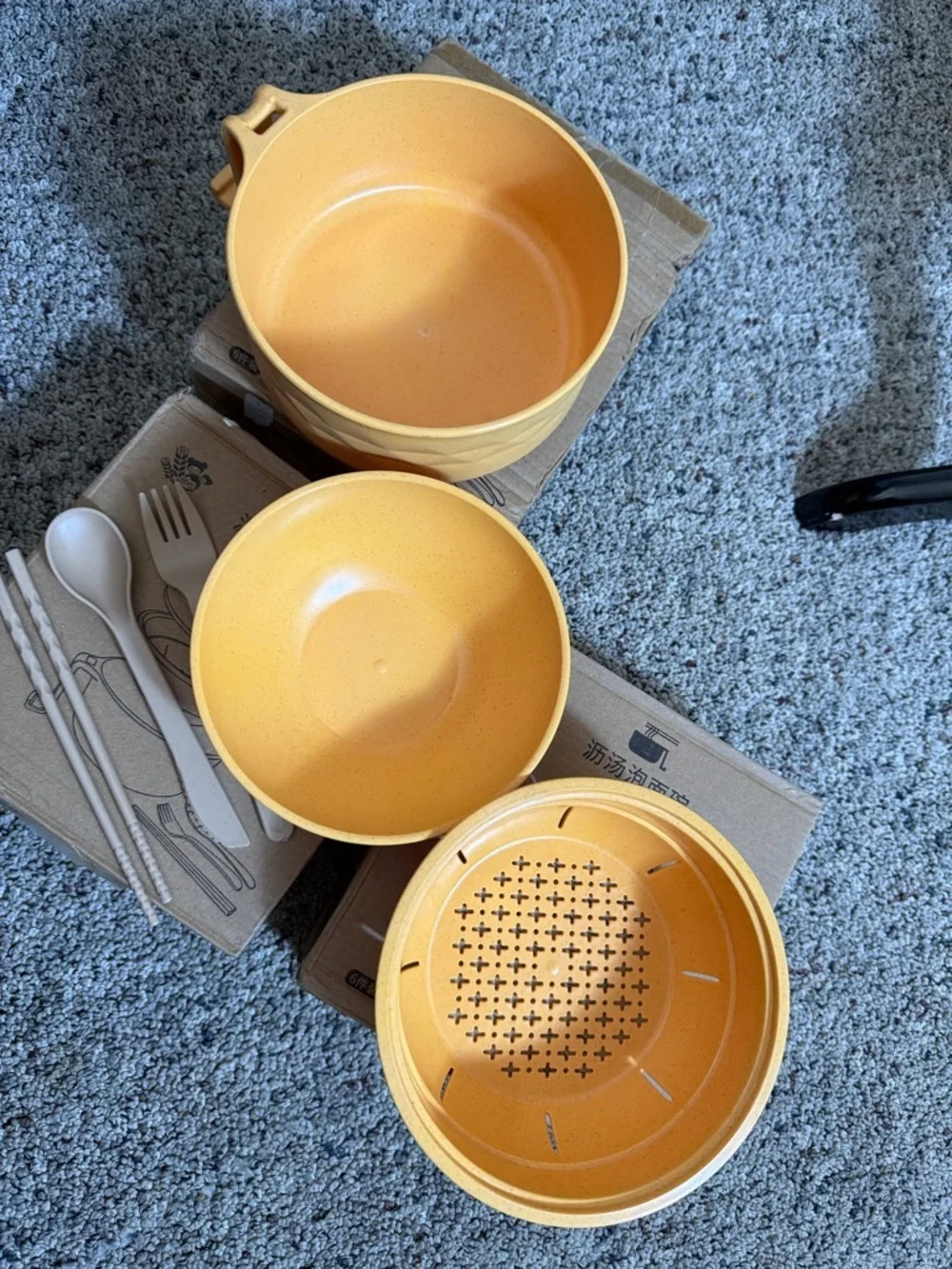 N/A three boxed